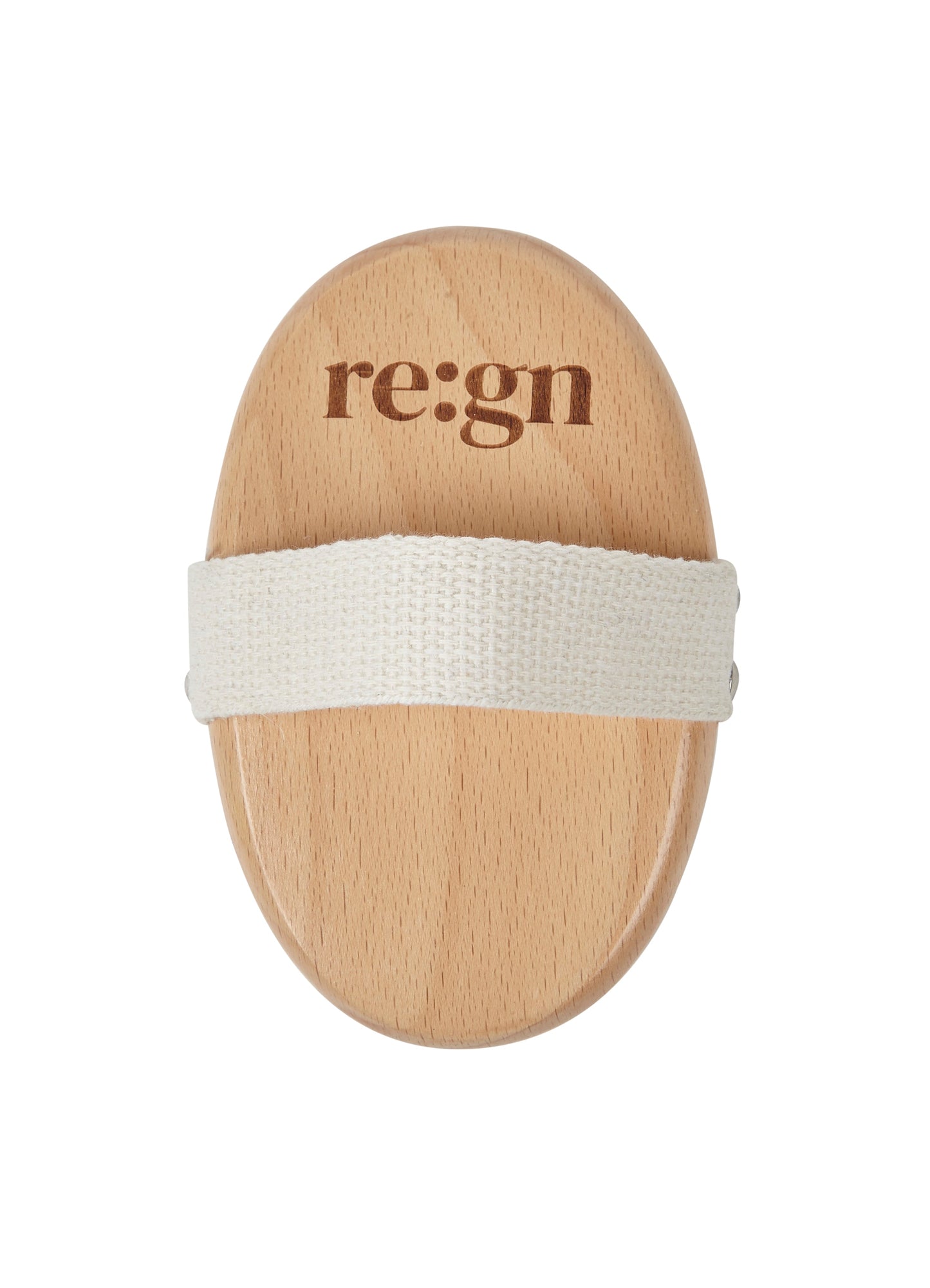 Re:gn Natural Beechwood & Sisal Body Brush – Eco-Friendly Exfoliating Dry Brush