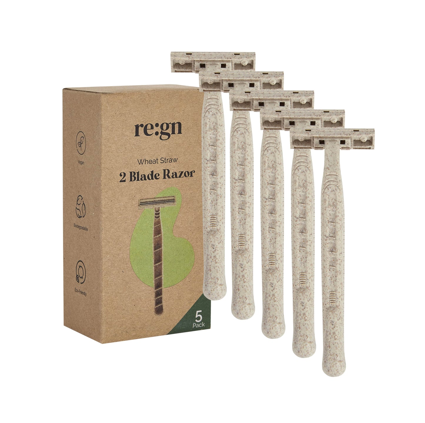 Biodegradable Disposable Razor - Made of Wheat Straw