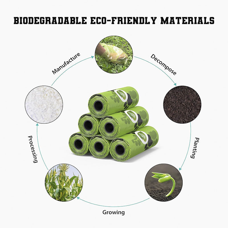 Biodegradable Eco Friendly Dog Waste Bags, Eco Waste Poo Disposal - 360 Pack