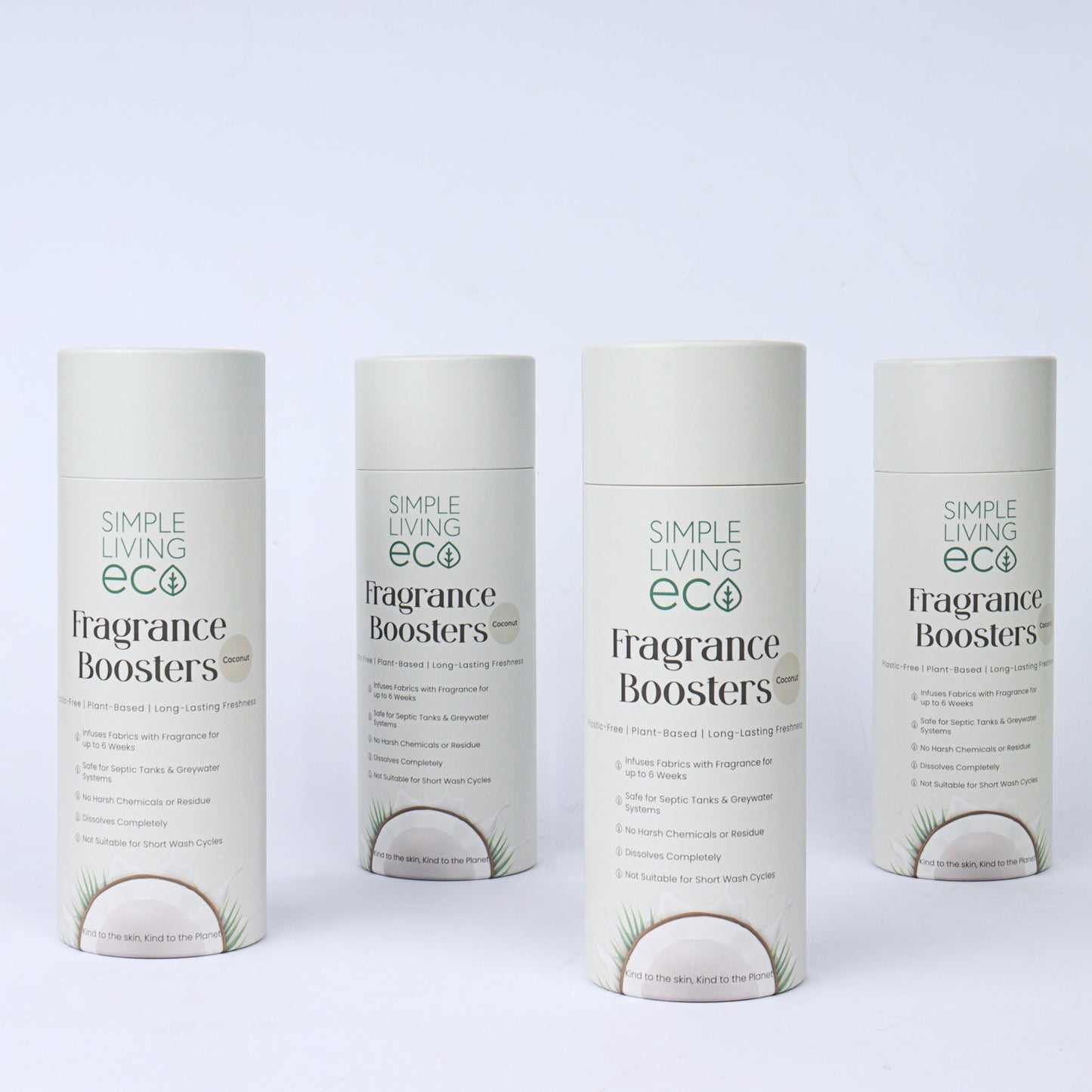 Case of 6 - UK Made Plant-Based Fragrance Booster Beads for Laundry – Spring Fresh & Coconut