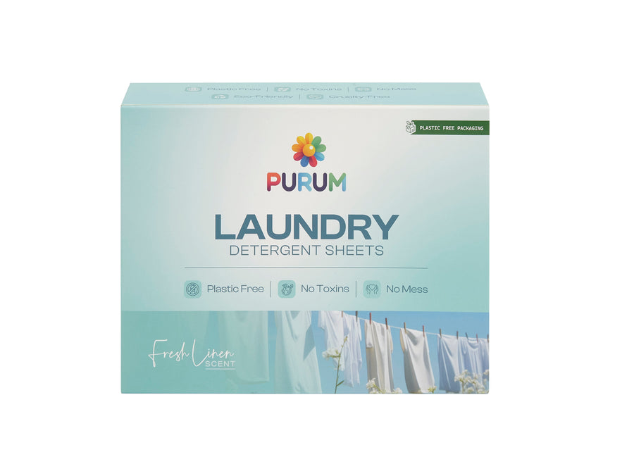 Purum Scented Laundry Detergent Sheets - 64 Pack