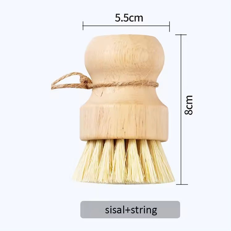 Bamboo Dish Brush with Sisal Bristles