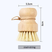 Bamboo Dish Brush with Sisal Bristles