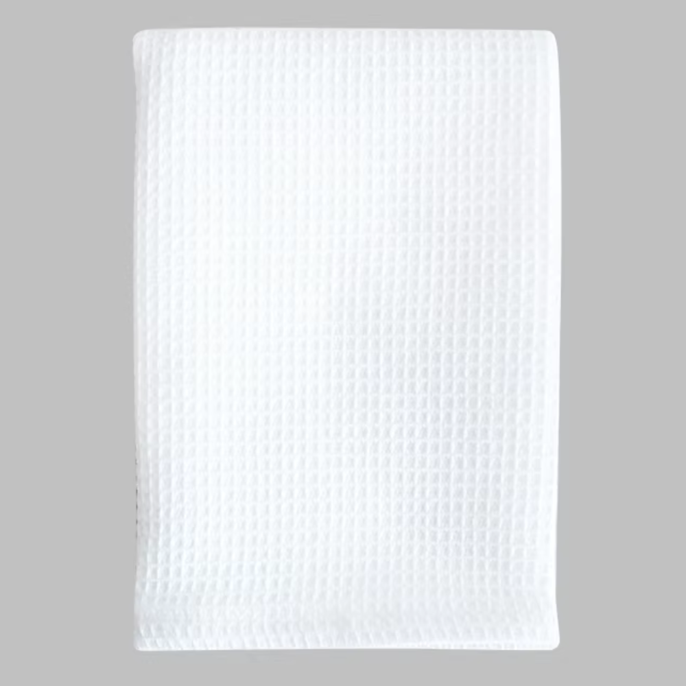 100% Cotton Waffle Weave Cleaning Towels - 4 Pack | Absorbent & Durable Towels for Kitchen & Home