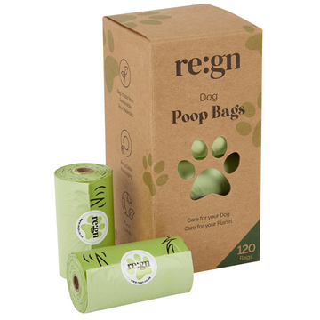 Re:gn Compostable Dog Poop Bags – 120 Bags per Pack