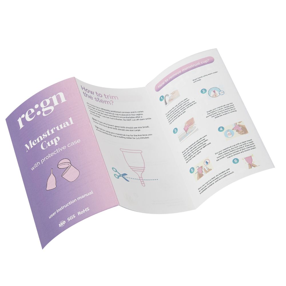 re:gn Eco Menstrual Cup – Reusable Silicone Cup with Case