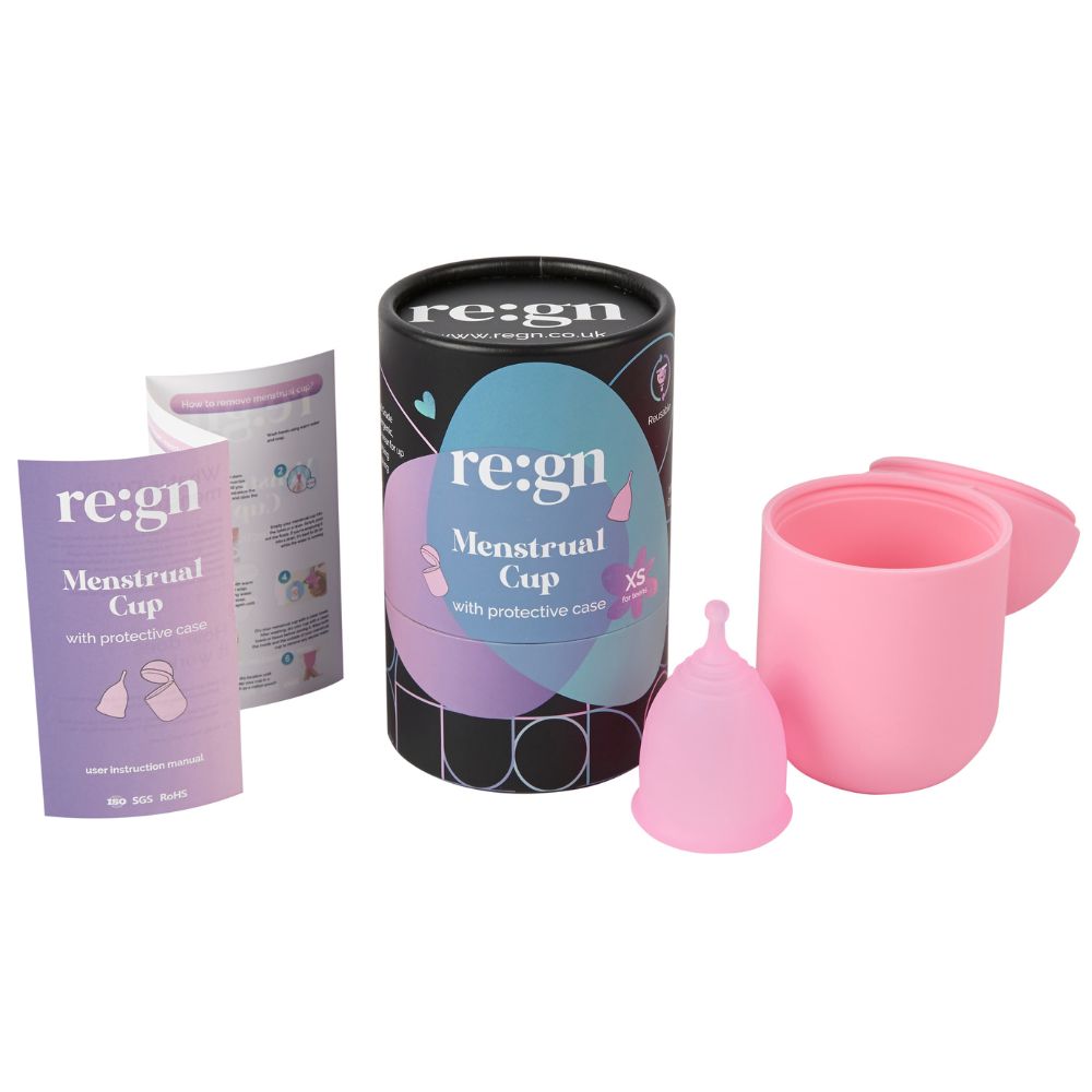 re:gn Eco Menstrual Cup – Reusable Silicone Cup with Case