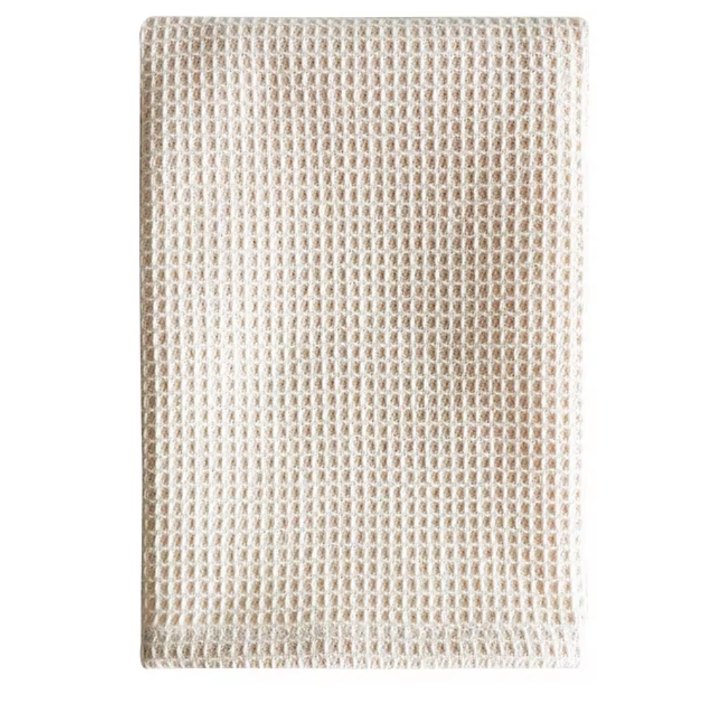 100% Cotton Waffle Weave Cleaning Towels - 4 Pack | Absorbent & Durable Towels for Kitchen & Home