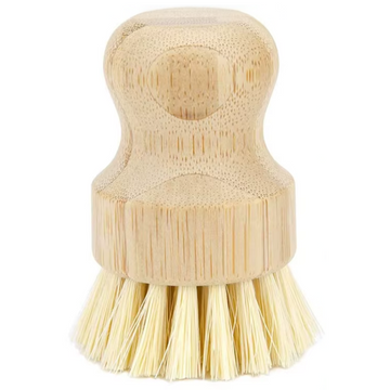 Bamboo Plastic Free Kitchen Dish Brush, Eco Friendly Washing Brush With Sisal Bristles