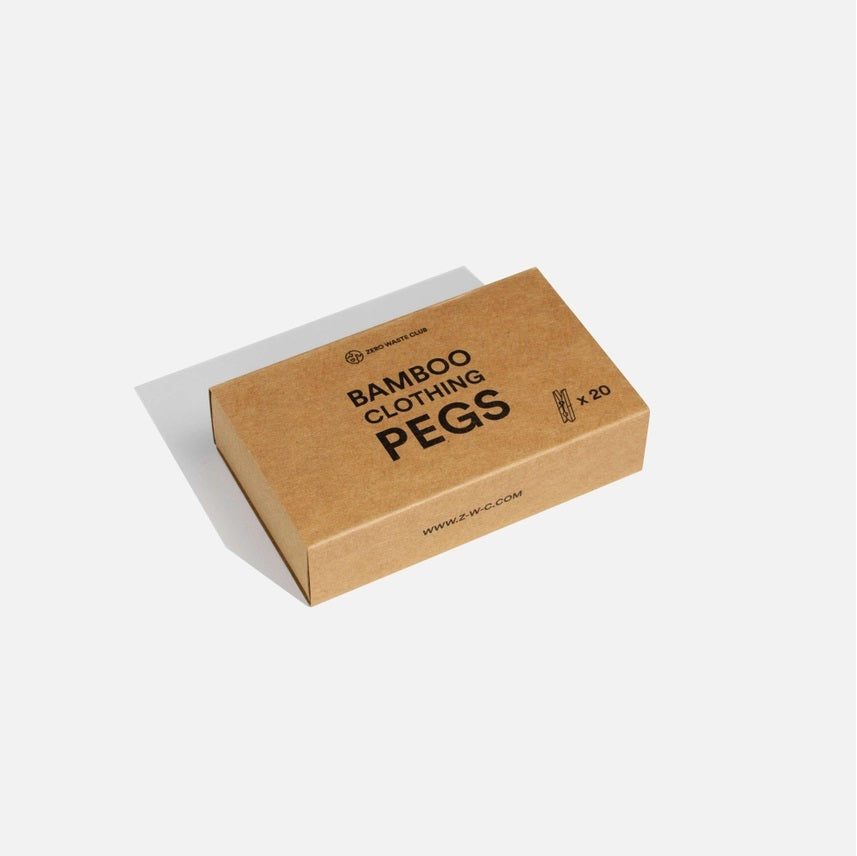 Zero Waste Club Bamboo Pegs – Pack of 20