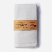 Zero Waste Club Organic Cotton Herringbone Weave Tea Towels – Pack of 2