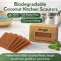 Biodegradable Coconut Kitchen Scourers - Eco Friendly Dish Scrubber Pack of 15 - REGN