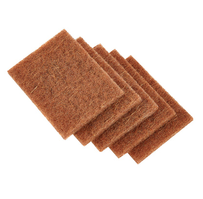Biodegradable Coconut Kitchen Scourers - Eco Friendly Dish Scrubber Pack of 5 - Buy One Get One Half Price! - REGN