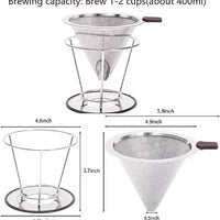 Reusable Coffee Filter - Stainless Steel Mesh