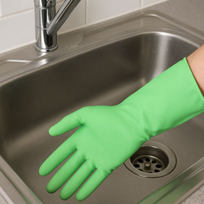 Eco - Friendly Natural Latex Reusable Rubber Gloves | Sizes S–XL available - REGN