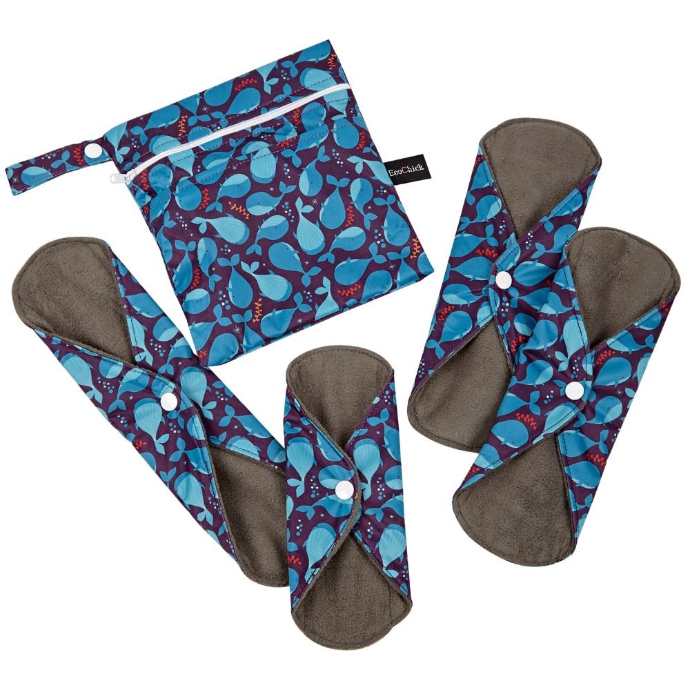 EcoChick Eco - Friendly Reusable Sanitary Pads – Under The Sea - REGN