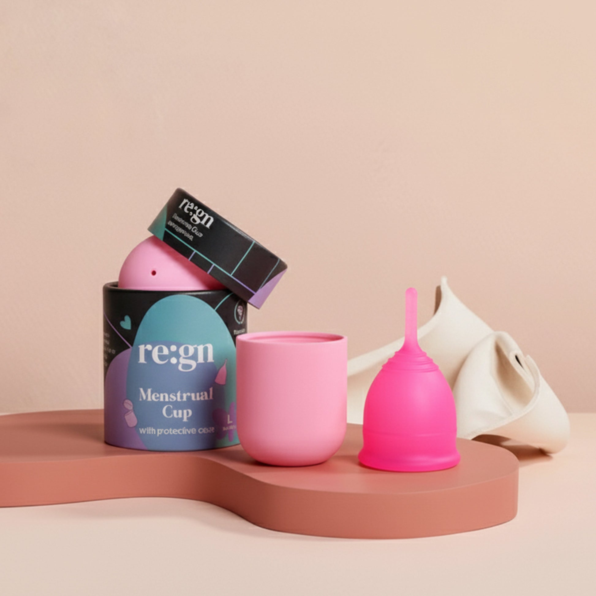 re:gn Eco Menstrual Cup – Reusable Silicone Cup with Case - REGN