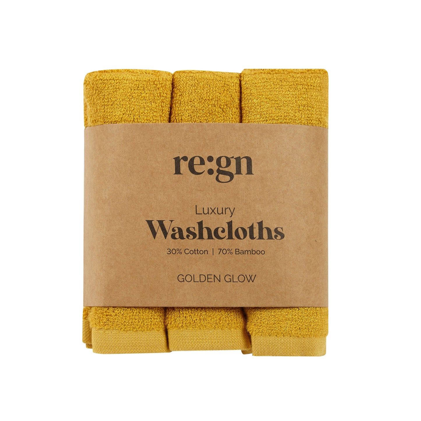 Re:gn Luxury Bamboo Face Cloths – Ultra - Soft - 3 Pack - REGN