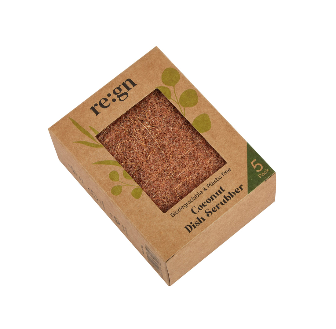 Coconut Kitchen Scourers - Pack of 5