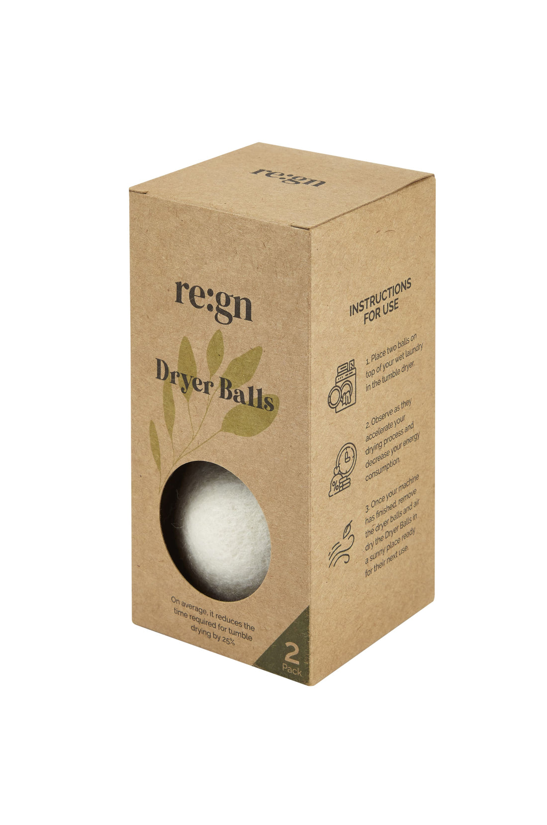 Wool Dryer Balls - Pack of 2